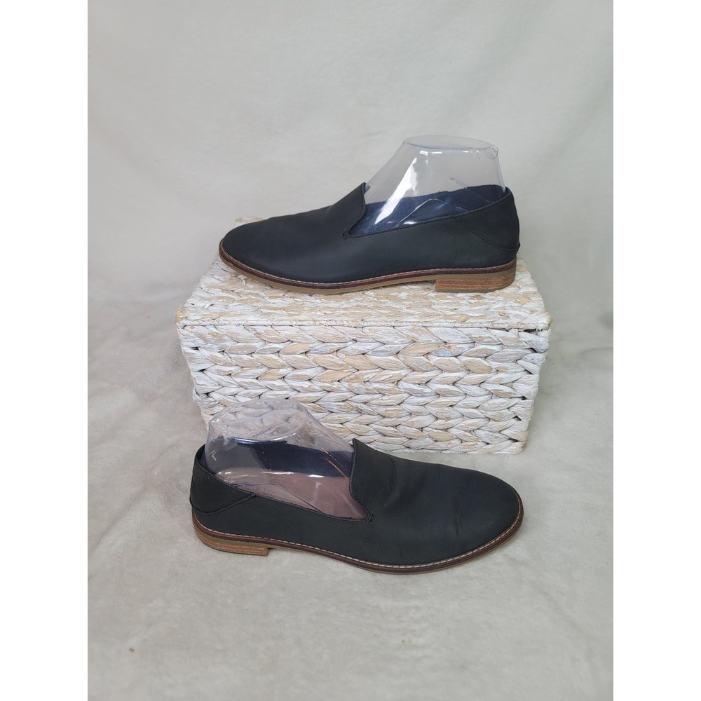 Sperry Top-Sider Seaport Black Leather Loafers Flats Heritage Ivy Prep Size 8
